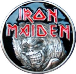 iron maiden eddie belt buckle